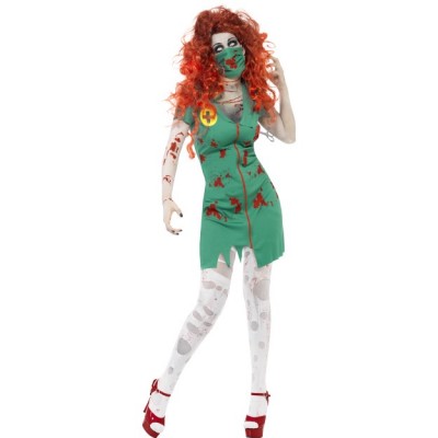 Zombie Scrub Nurse Halloween Costume