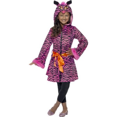 Girls Zebra Sass Halloween Fancy Dress Costume