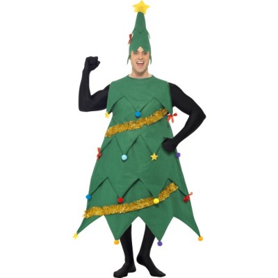 Smiffy's Men's Deluxe Christmas Tree Costume - One Size