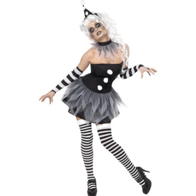 Sinister Pierrot Halloween Costume