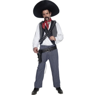Authentic Western Mexican Bandit Costume