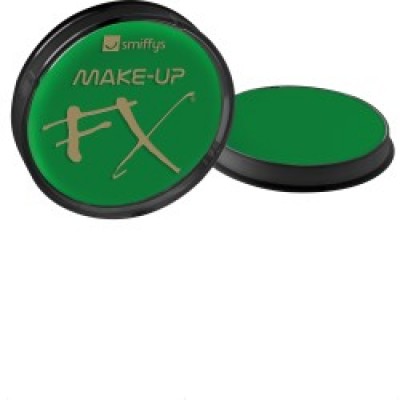 Smiffy's Make-Up Fx, Aqua Face and Body Paint, Bright Green