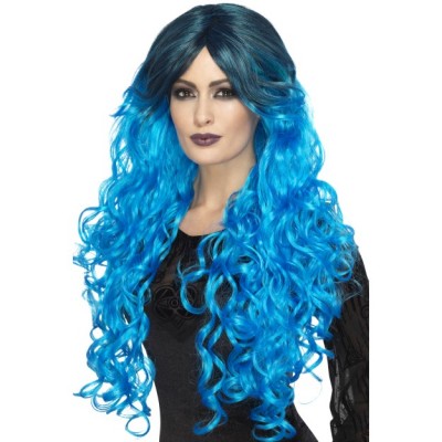 Blue Gothic Glamour Wig