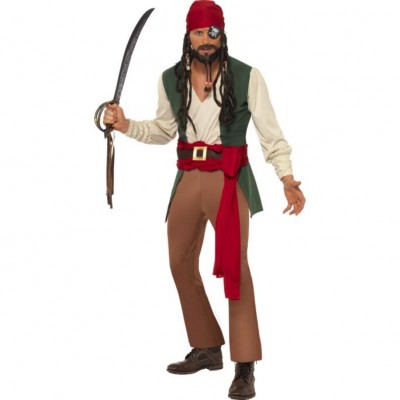 Caribbean Drunken Pirate Costume