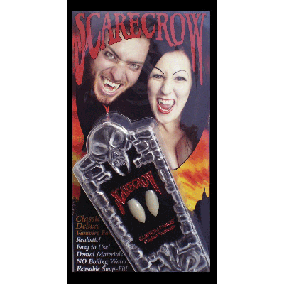 Scarecrow deluxe vampire fangs 