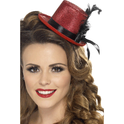 Red Mini Top Hat 