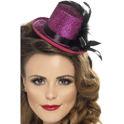 Pink Mini Top Hat 