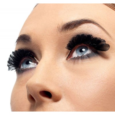 Black Small Feathered Eyelashes  
