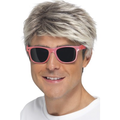 Pink 80's Neon Glasses