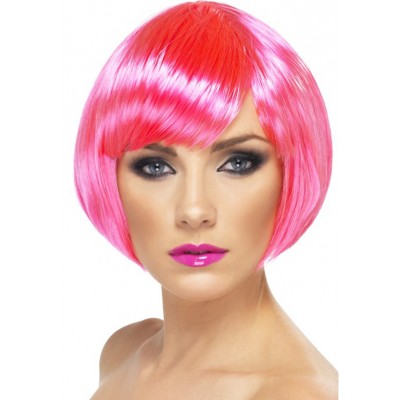 Babe Wig Neon Pink