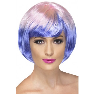 Funky Babe Wig Pink And Purple