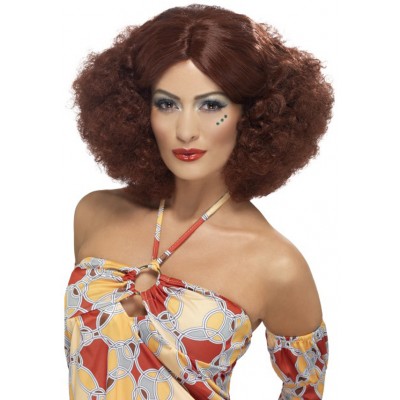 70s Afro Wig Auburn
