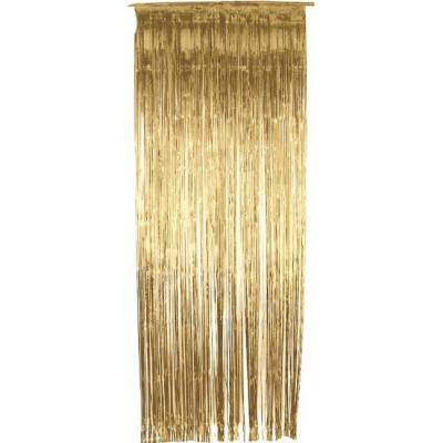 Shimmer Gold Curtain Smiffys