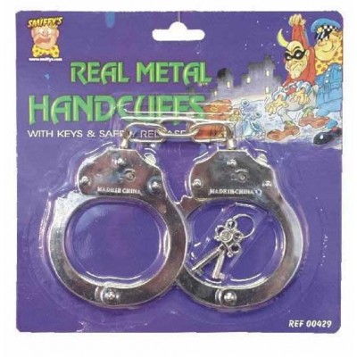Real Metal Handcuffs 