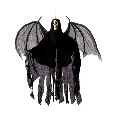 Hanging Skeleton With Robe And Wings