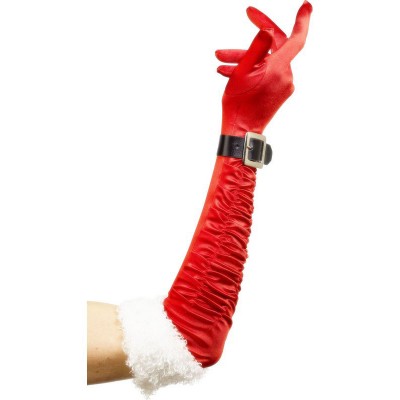 Long Santa Gloves