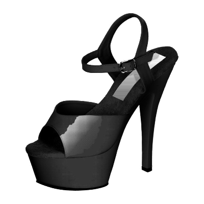 Fever Show Girl Black Patent Shoes