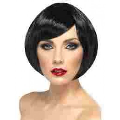 Babe Wig Black Fancy Dress Smiffys