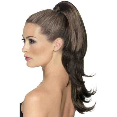 Ladies Long Brown Ponytail Hair Extension
