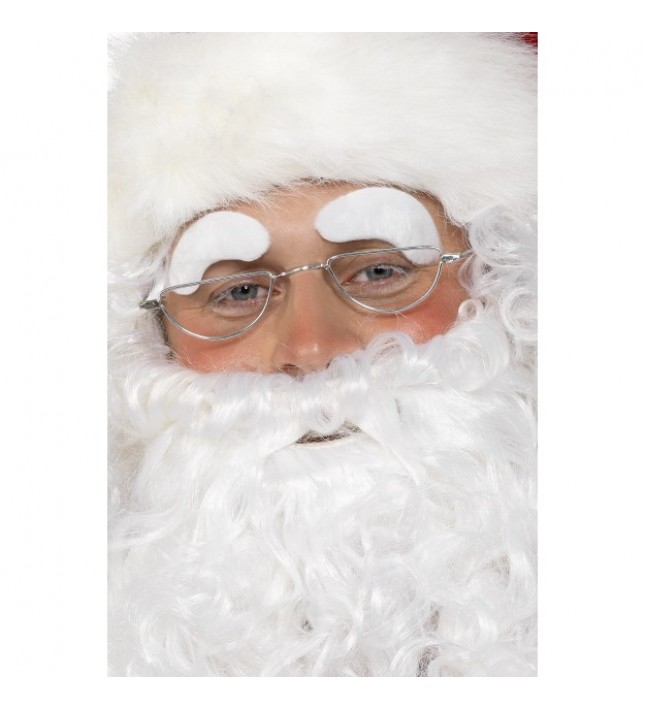 White Santa Eyebrows