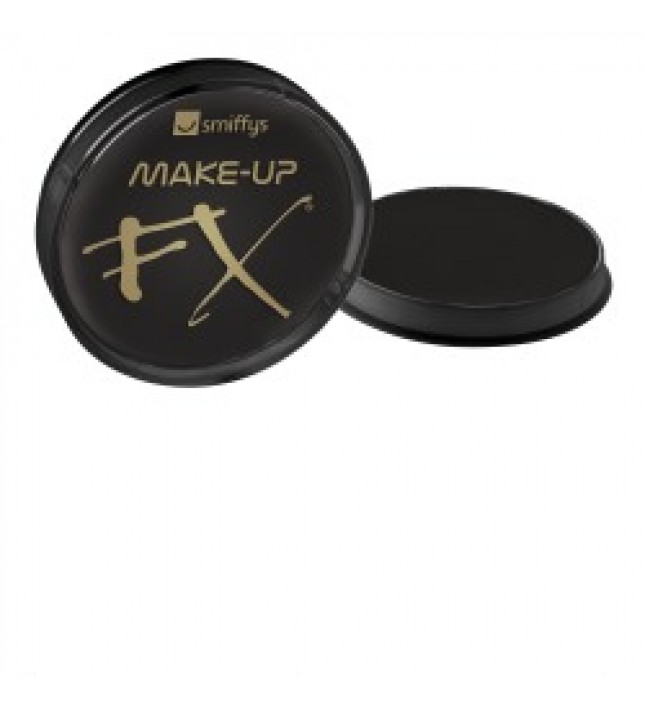 Smiffy's Make-Up Fx, Aqua Face and Body Paint, Black 