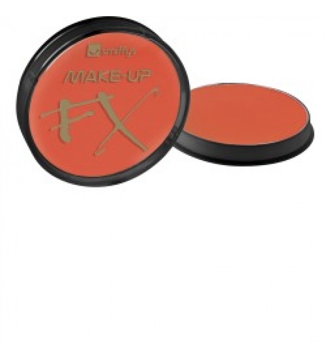 Smiffy's Make-Up Fx, Aqua Face and Body Paint, Orange