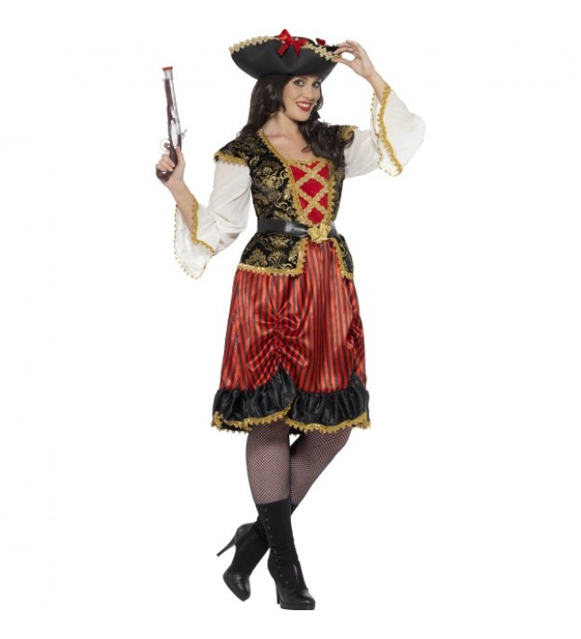 Plus Size Curves Pirate Lady Costume