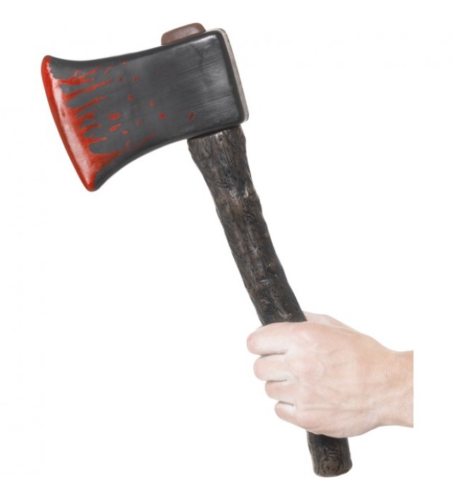 Axe With Blood Splatter
