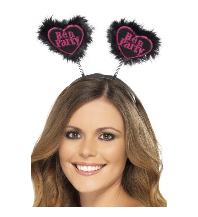 Love Heart Hen Party Boppers