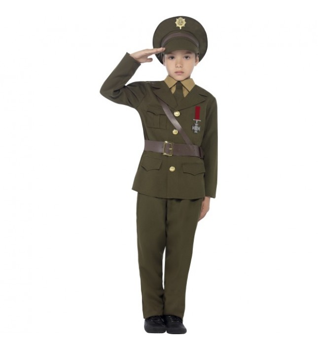 Child's Army Officer Costume
