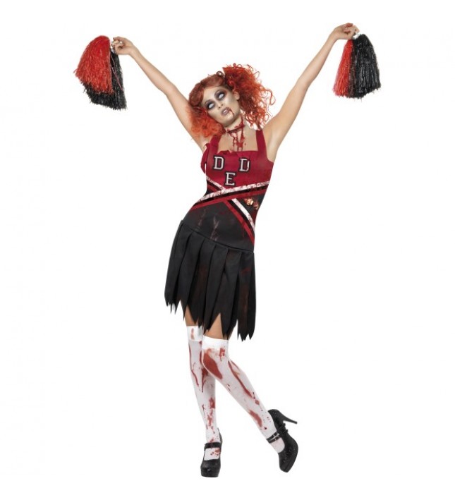 Zombie Cheerleader Halloween Costume