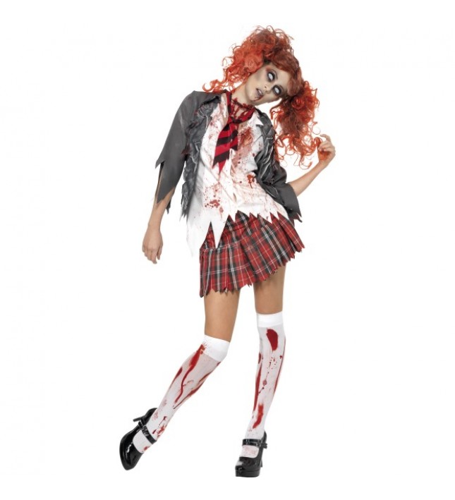 Zombie Schoolgirl Costume