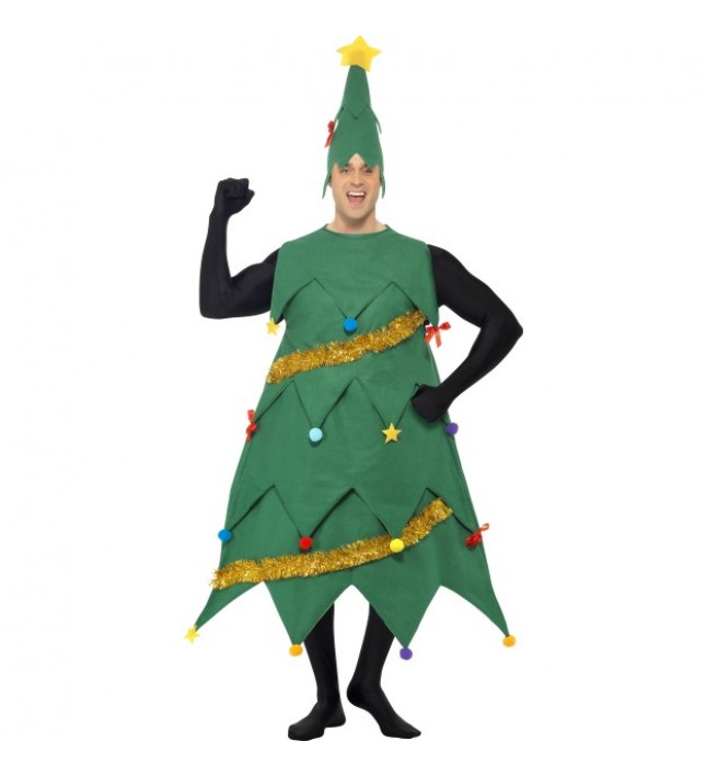 Smiffy's Men's Deluxe Christmas Tree Costume - One Size