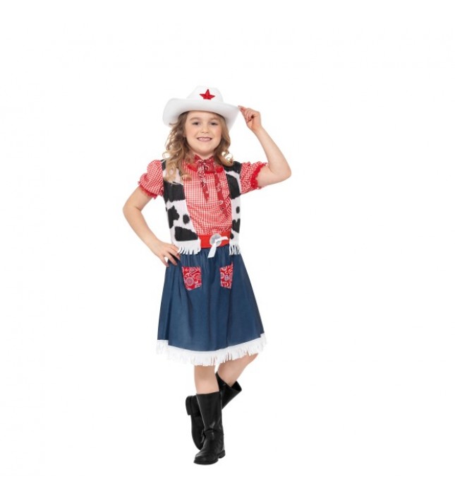 Girls Cowgirl Sweetie Costume