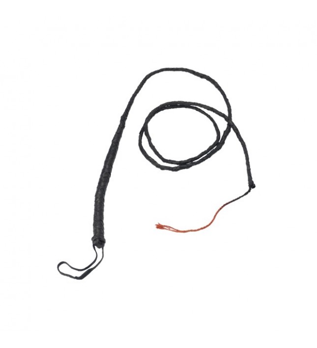 Long Leather Black Whip Smiffys
