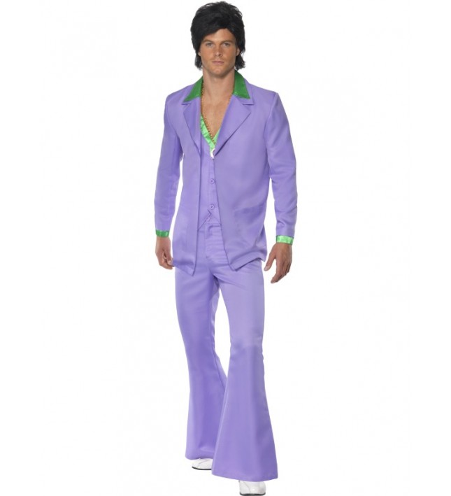 Lavender 1970s Suit Costume
