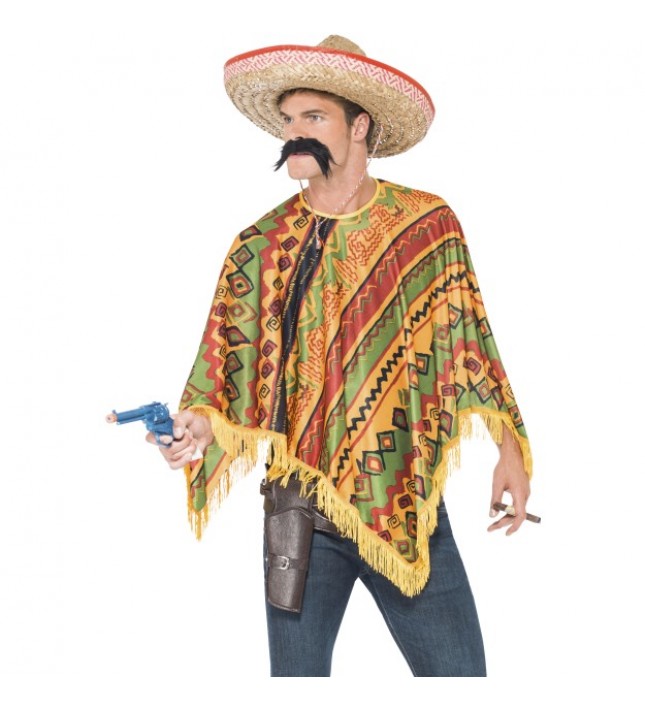 Poncho Instant Kit With Moustache