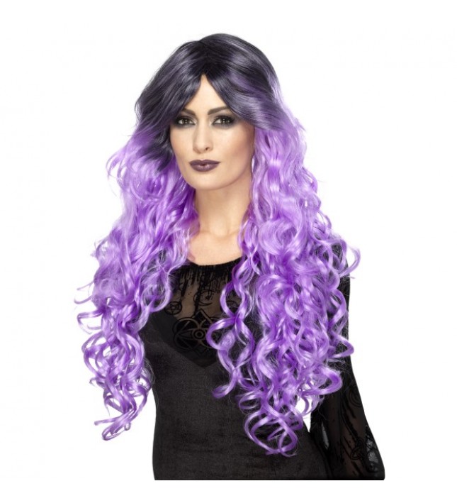 Purple Gothic Glamour Wig