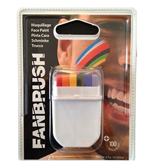 Rainbow Fan Brush Make-Up
