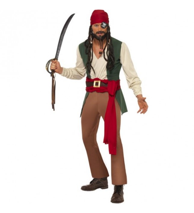 Caribbean Drunken Pirate Costume