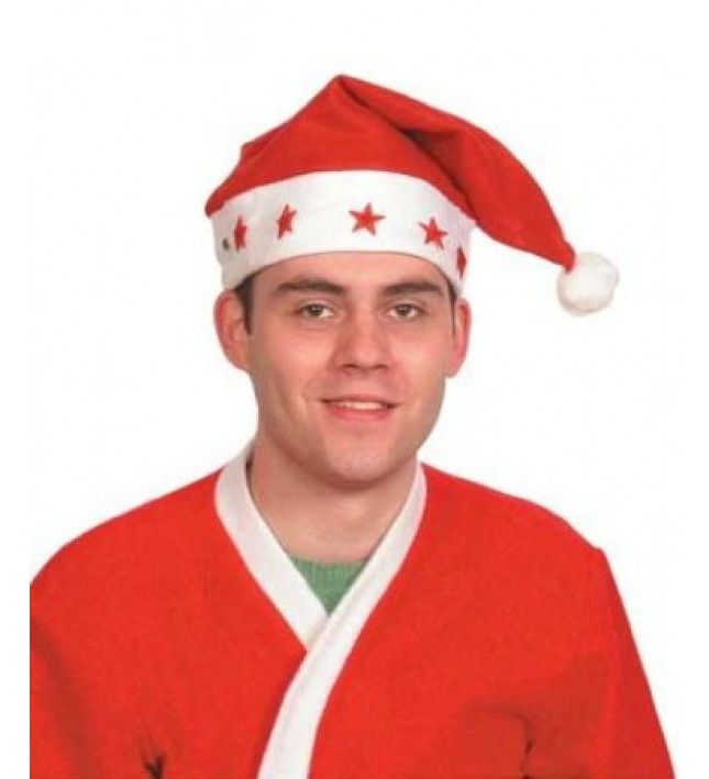 Santa Hat With Flashing Lights And Music