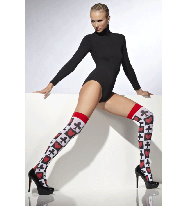 Queen Of Hearts Stockings