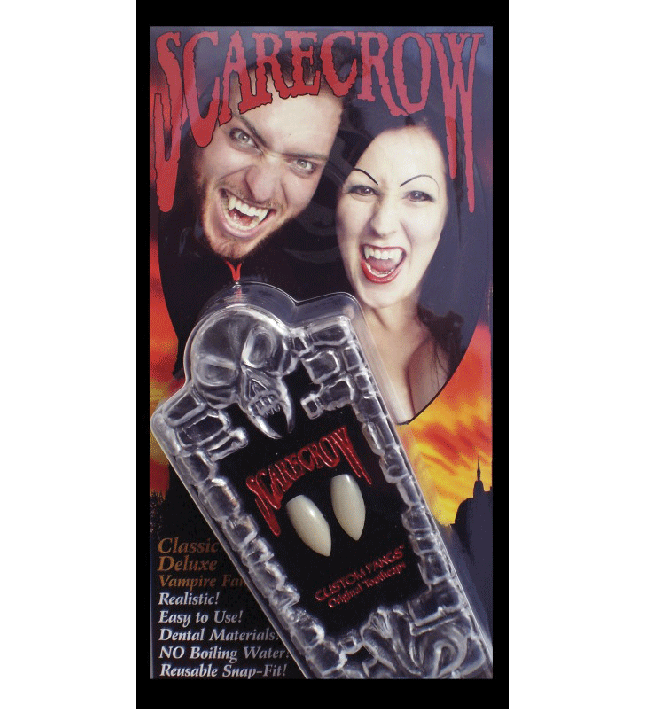 Scarecrow deluxe vampire fangs 