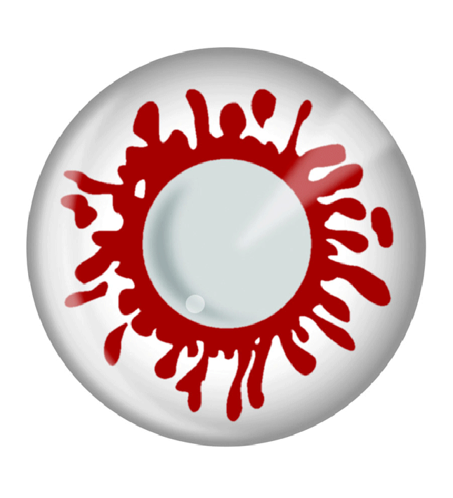 Blood Splat Contact Lenses