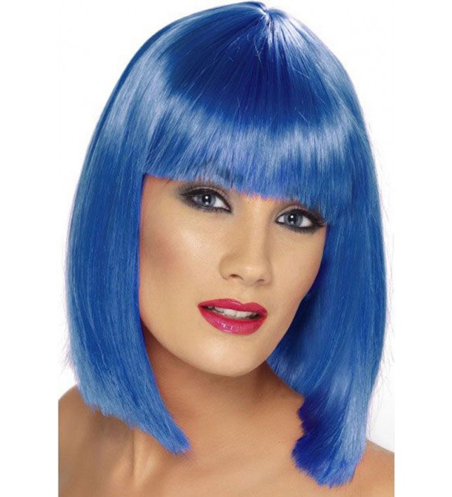 Blue Glam Wig