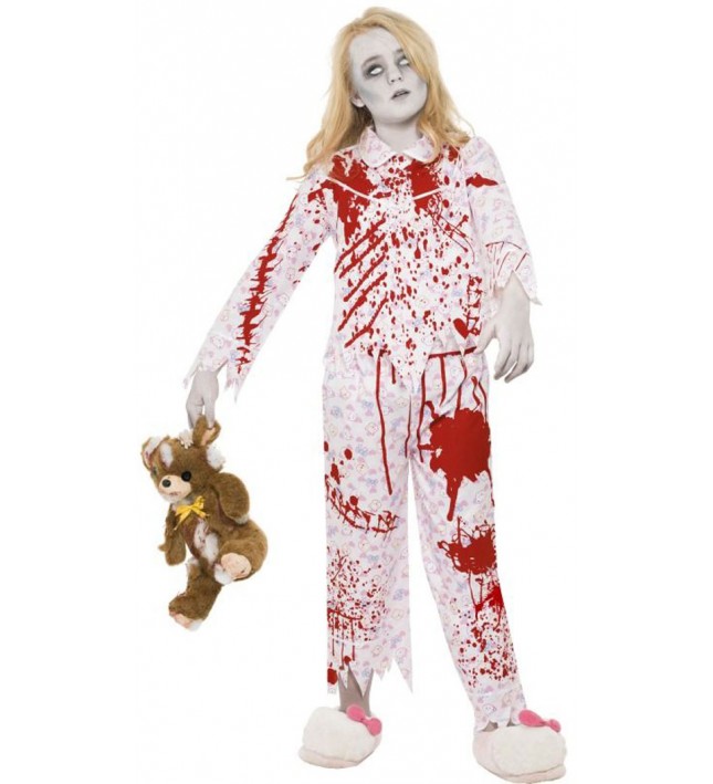 Zombie Pyjama Girl Halloween Costume