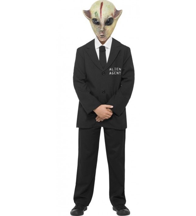 Boys Alien Agent Halloween Costume