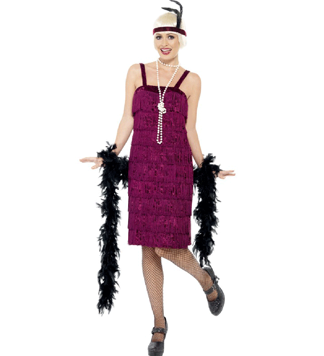 Red Jazz Flapper Costume