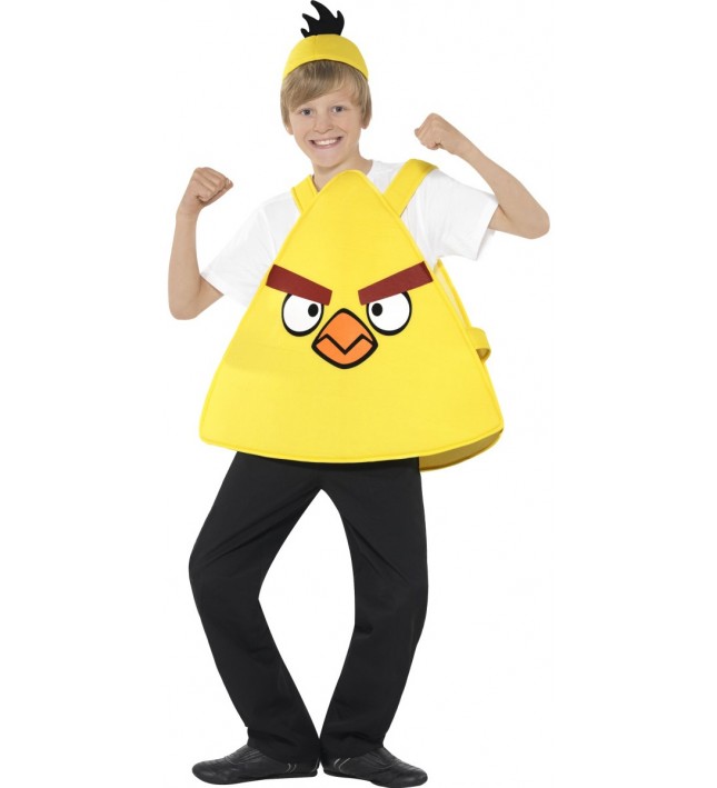 Child Angry Birds Yellow Bird Costume 