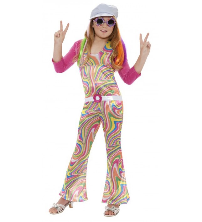 Girls Groovy Glam 70s Costume 